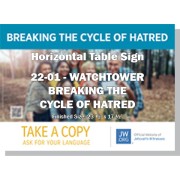 HPWP-22.1 - 2022 Edition 1 - Watchtower - "Breaking The Cycle Of Hatred" - Table